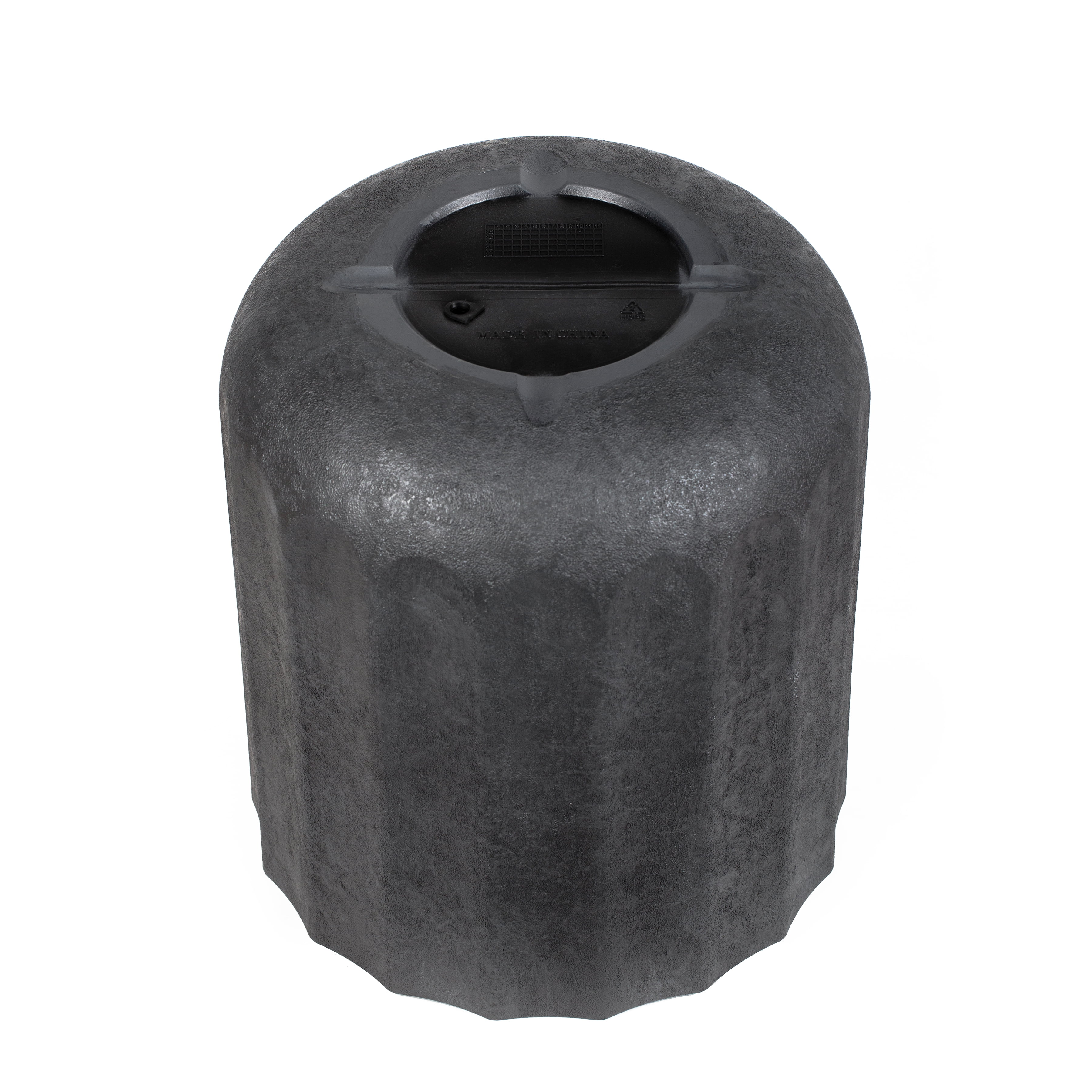 Better Homes & Gardens Adler 16 inch Resin Planter Black With Modern Design for Indoor Outdoor Plant