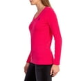 thumbnail image 3 of U.S. Polo Assn. Women's Long Sleeve V-Neck T-Shirt, Sizes XS-3XL, 3 of 3