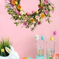 thumbnail image 5 of CSSAD 18 Inch Artificial Easter Wreath, Spring Wreath with Pastel Eggs, Daisies and Berries, Easter Spring Wreath for Front Door Bunny Wreath for Easter Decorations, 5 of 6