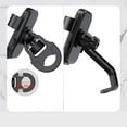 thumbnail image 5 of SPRING Motorcycle Phone Holder 360° Rotating Adjustable Car Navigation Stand Outdoor, 5 of 8