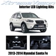 thumbnail image 2 of XtremeVision Interior LED for Hyundai Santa Fe 2013-2014 5 pcs Blue Interior LED Kit + Installation Tool, 2 of 3