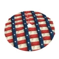 thumbnail image 5 of Christmas Tree Skirt Texas Flag Distressed Xmas Tree Skirt Decoration for Home Holiday Party 36", 5 of 6