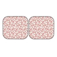 thumbnail image 7 of Goofa Rose Flowers Pattern 2 Piece Car Windshield Sun Shade Foldable | Front Windshield Shade for Sun, Heat and UV Rays | Sunshade for Car Front Window-Small, 7 of 7