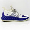 thumbnail image 1 of Ad-id-as Mens Pro Boost Low FW9498 White Basketball Shoes Sneakers Size 6, 1 of 6