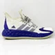 thumbnail image 1 of Adi-das Mens Pro Boost Low FW9498 White Basketball Shoes Sneakers Size 6, 1 of 6