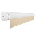 thumbnail image 7 of Awntech 10 Ft Key West Right Motorized Heavy Duty Patio Retractable Awning with Cassette (120in x 9.38in x 96in), Tan, 7 of 7