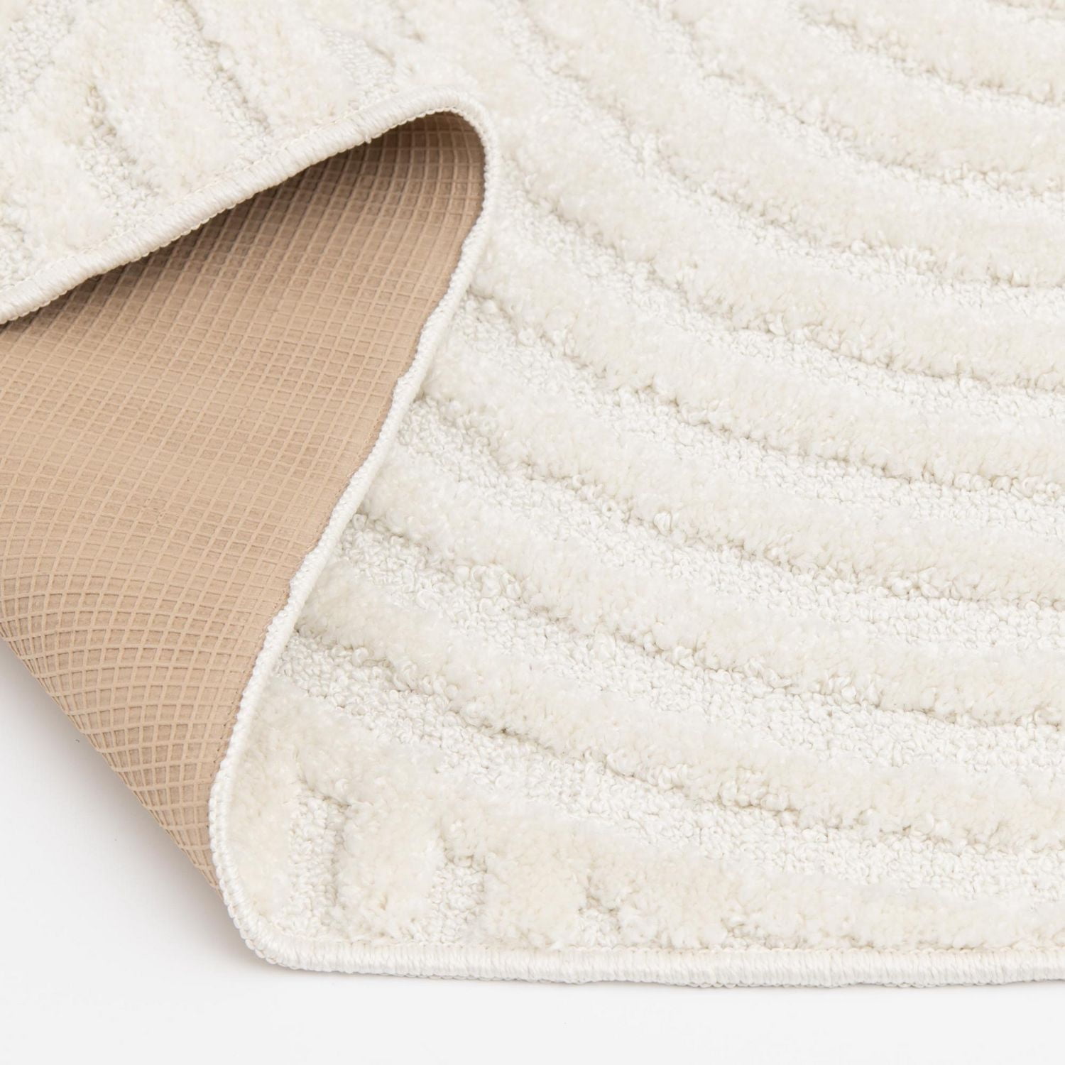 Rug Ease Rythmic Buff, Machine Washable Area rug