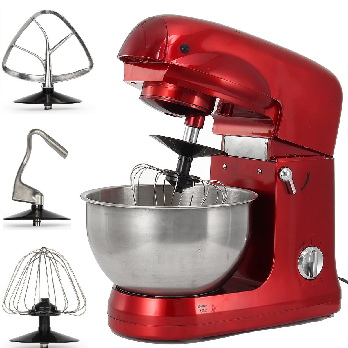 Stand Mixer, Dough Mixer 1000W, 6 Speeds Dough Maker, 4.5 Quart (Dough
