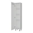 Clarno Tall Storage Single Door with Broom Hangers