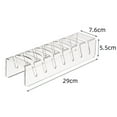 thumbnail image 3 of Baseball Caps Organizer Acrylic Hat Rack Desk Ball Cap Display, 3 of 8