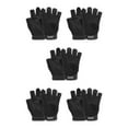 thumbnail image 3 of Yuarrent 1 par de guantes de gimnasio de fitness mancuerna medio dedo guante de yoga almohadilla de palma equipo de culturismo absorción de Type2 NO2, 3 of 6