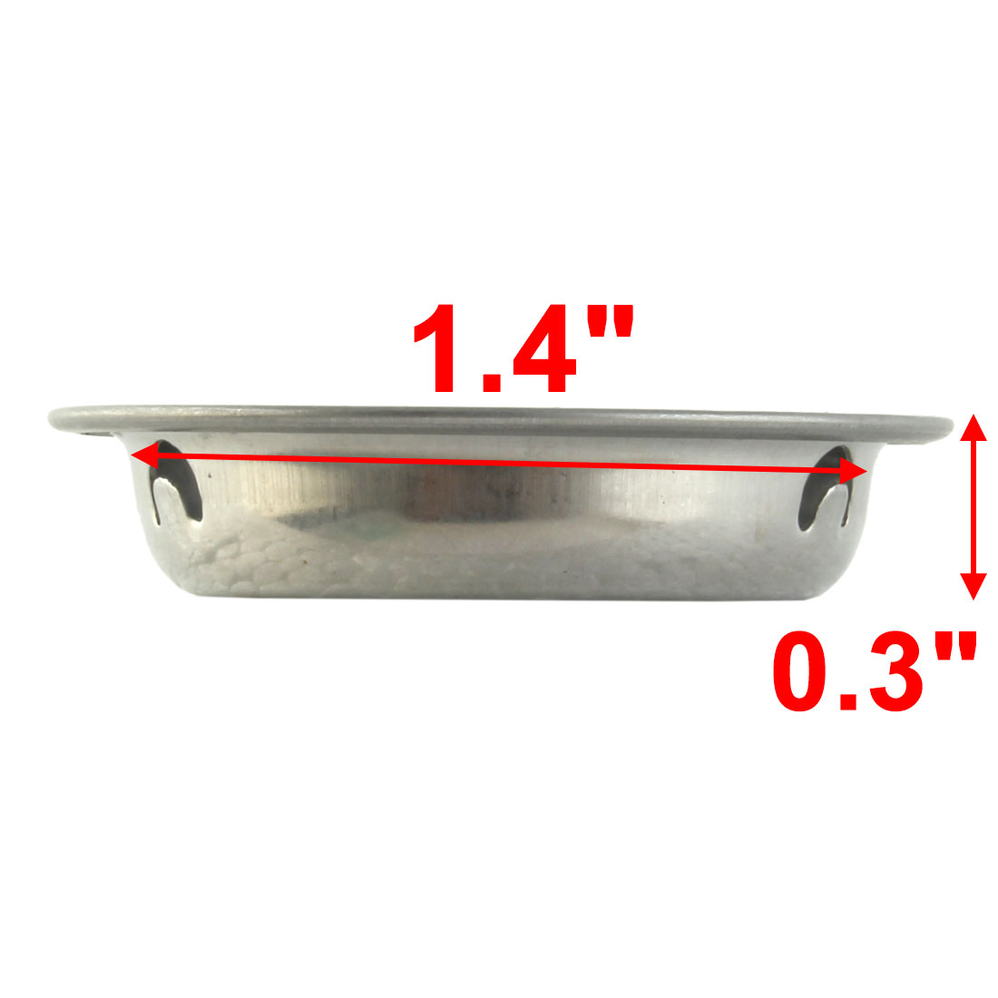 Unique Bargains 2pcs Air Vent Stainless Steel Round 35mm Dia Circular Soffit Vent