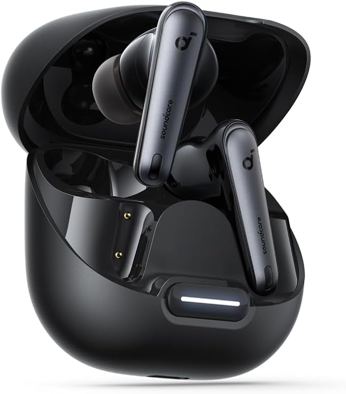 Restored Like New Soundcore by Anker Liberty 4 NC Wireless Noise Cancelling Earbuds, 98.5% Noise Reduction, Wireless Charging (Refurbished)
