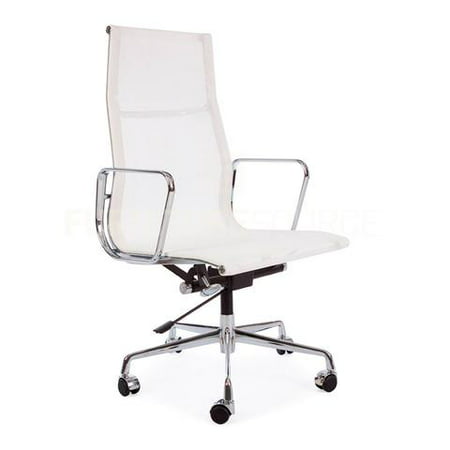 Modern Style Modern Low back Chair Ribbed PU leather with wheels arms Arm Rest w/Tilt Adjustable seat Designer Boss Executive Office Chair Work Task Computer Executive Chair Swivel Chair (Best Computer For Designers)