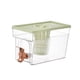 thumbnail image 2 of Hervidor de agua fría con grifo, jarra para jugo con grifo, dispensador de bebidas heladas de 4 l Grifo de oro verde, 2 of 9