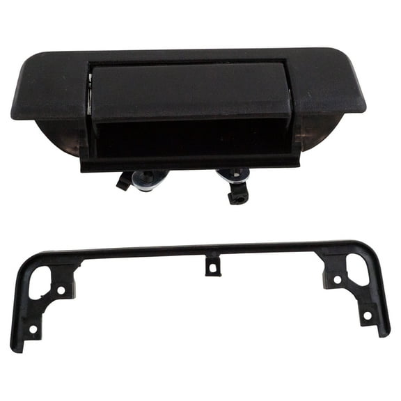 TRQ Tailgate Tail Gate Handle Black Rear for 84-88 Toyota Pickup Truck DHA69371