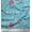 Turquoise Blue, variant on Soimoi Cotton Duck Fabric Coral,Shell & Sea Turtle Ocean Printed Fabric 1 Yard 42 Inch Wide