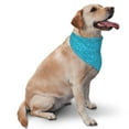 thumbnail image 2 of Bingfone Blue Glitter-Washable Dog Scarf Triangle Adjustable Puppy Bandana Bib Handkerchief For Medium Large Dog Cat, 2 of 9