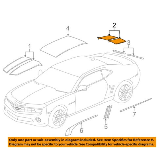 Chevrolet GM OEM 10-13 Camaro-Striping Kit-Stripe Tape 92235535