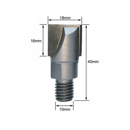 

1pc 10mm Shank CNC Bottom Cleaning Router Bit Door lock slotting Milling Cutter