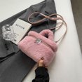 thumbnail image 2 of Bolso Tipo Cartera Informal para Mujer Bolso Hobo Elegante Con Doble Gran Capacidad (rosa), 2 of 9