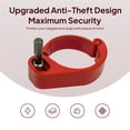 thumbnail image 1 of Piezas de bloqueo de portón trasero para camión Accesorios de protección estable Cerradura antirrobo de portón trasero Rojo, 1 of 8