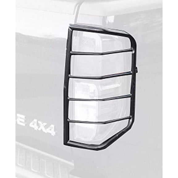 Black Horse Tail Light Guards Black Compatible with 2005-2021 Nissan Frontier-7NIFRA