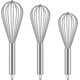 thumbnail image 1 of Stainless Steel Kitchen Whisk, Baking Whisk Manual ,3 pack 8"+10"+12, 1 of 5