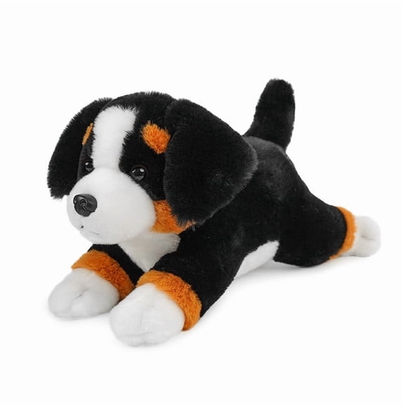 syligr 10 Inch Realistic Dog Plush Toy, Lifelike Stuffed Animal, Cute Puppy Doll, Soft Plushie for Bedroom Shelf Decor, Huggable Dog Toy for Kids Toddlers, Birthday Gift for Dog Lovers