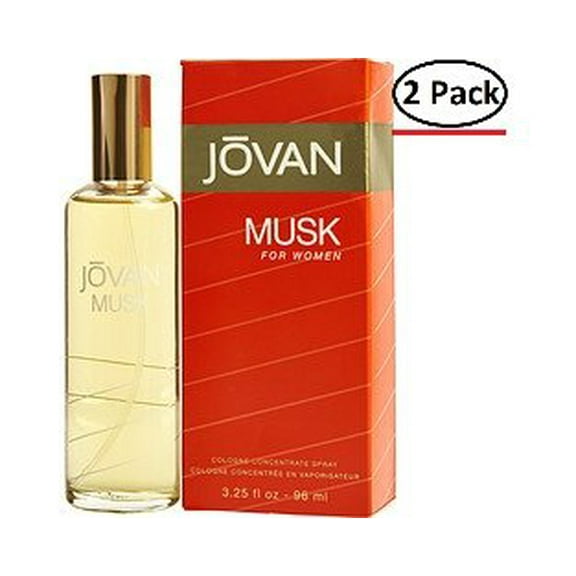 Jovan Musk By Jovan Cologne Concentrated Spray 3.25 Oz For Women Package Of 2