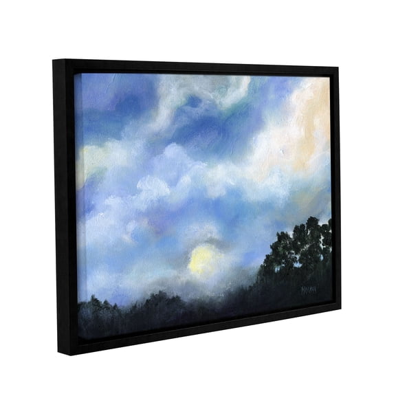 Low-Down-Sun Gallery Wrapped Floater-framed Canvas by Marina Petro