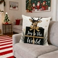 thumbnail image 5 of Btomtd 18" x 18" Christmas Pillow Covers for Living Room and Sofa, Throw Pillow Covers with Holiday Patterns, Christmas Tree Cushion Decorative Pillow Cases, C, 5 of 6