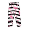thumbnail image 4 of Xecao Flamingos Women's Straight Lounge Pajama Pants: The Epitome of Relaxed Sleepwear, 4 of 9