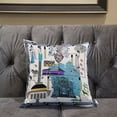 thumbnail image 5 of Amrita Sen Designs CAPL989BrCDS-ZP-16x16 16 x 16 in. City Palace Broadcloth Indoor & Outdoor Zippered Pillow - White & Blue, 5 of 5