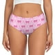 thumbnail image 1 of Fotbe Pink bows Calzones Estampados para Mujer – Ropa Interior de Algodón, Cómoda, Suave y Elástica-Large, 1 of 6