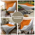 thumbnail image 6 of Orange Grey Ombre Tapestry for Bedroom Wall Hanging Tapestry,Modern Geometric Abstract Aesthetics Cream Ceiling Backdrop Tapestries Poster Blanket Wall Decor for Teens Room Living Room Dorm 51" x 59", 6 of 8