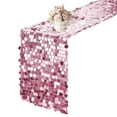 thumbnail image 1 of Camino de mesa Yblut 30 x 274 cm con purpurina rosa con lentejuelas grandes, 1 of 8