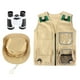 thumbnail image 3 of Juguetes para niños Kits de disfraces de explorador Binoculares Chaleco de carga y sombrero Juego de roles Disfraz de explorador de patio trasero para, 3 of 8