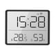 thumbnail image 2 of Reloj despertador higrómetro de interior con calendario y estación meteorológica con pantalla LCD. negro, 2 of 9