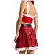 thumbnail image 4 of Camisola con encaje bordado y perspectiva para mujer, falda para dormir, conjuntos de lencería con espalda en T, conjunto de lencería de poliéster para mujer, 4 of 7