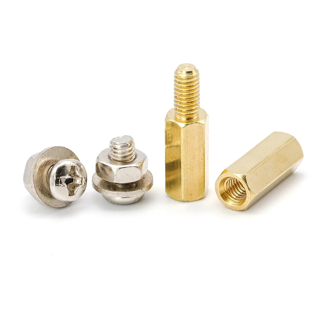 Standoff 910Pcs/set M3 Male Female Hex Brass Standoff Spacer Kit With Screw Nut And Washer Pcb Motherboard Standoff Assortment Kit