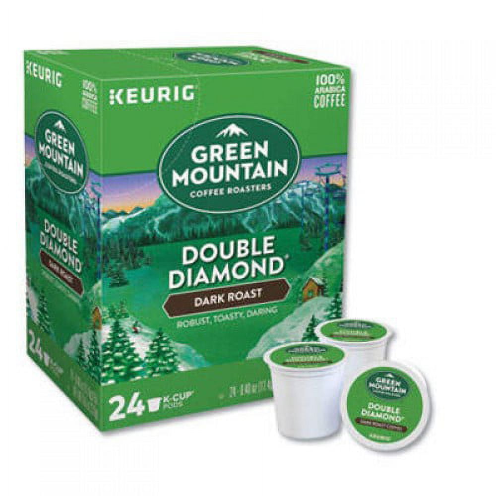 Keurig Double Black Diamond Extra Bold Coffee K-Cups, 24/Box, Each
