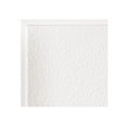 thumbnail image 1 of Genesis White Stucco Pro Revealed Edge Ceiling Tiles - Easy Drop-in Installation – Waterproof, Washable and Fire-Rated - High-Grade PVC to Prevent Breakage (12" x 12" Sample, 1 of 1