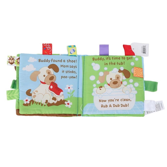 Libro de tela infantil,Libro de tela infantil Libro de tela lindo para niños Juguete infantil Máxima confiabilidad