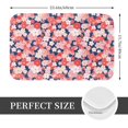 thumbnail image 2 of Picia Japanese Cherry Blossoms Pattern Flannel Doormat – 16x24 Inch Non-Slip Indoor Mat, Absorbent & Quick-Dry Rug for Entryway, Bathroom, Kitchen, and Bedroom, Machine Washable, 2 of 7