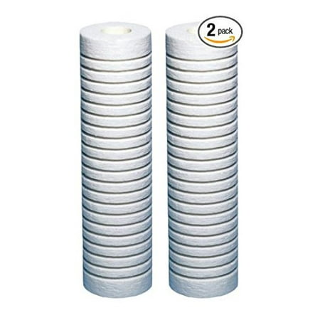 

AquaPure-AP124-2PK Universal Whole House Filter Compatible Cartridge for Heavy/Coarse Sediment( Pack of 2) by CFS