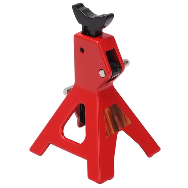 RC Vehicle Lifting Jack, RC Jack Stand Adjustable Height Exquisite Simulation For 1/10 RC Crawler Red,Yellow,Green