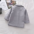 thumbnail image 4 of ameIAEA Girl's Double Breasted Long Sleeve Trench Coat Boys Fall Winter Jacket Outwear 1-6 Years, 4 of 5