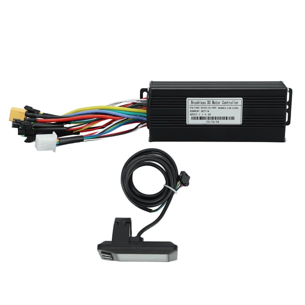 Kit de controlador de bicicleta eléctrica 1000-1500W 30A Kit de conversión de onda sinusoidal de 3 modos con pantalla para reemplazo 24V 36V 48V YUNYI BRAND Deportes