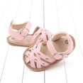 thumbnail image 4 of nsendm Unisex Sandal Toddler Sandals Size 5 Boy Shoes Girls Sandals Hollow Vamp Design Buckle Breathable and Comfortable Fall Kids Shows Pink 5, 4 of 7